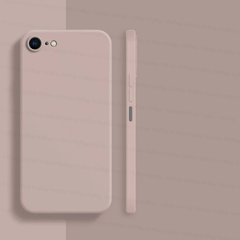 Coloured Silicone Phone Case (Soft touch)