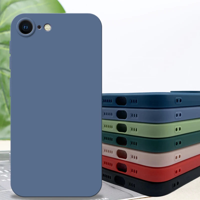 Coloured Silicone Phone Case (Soft touch)