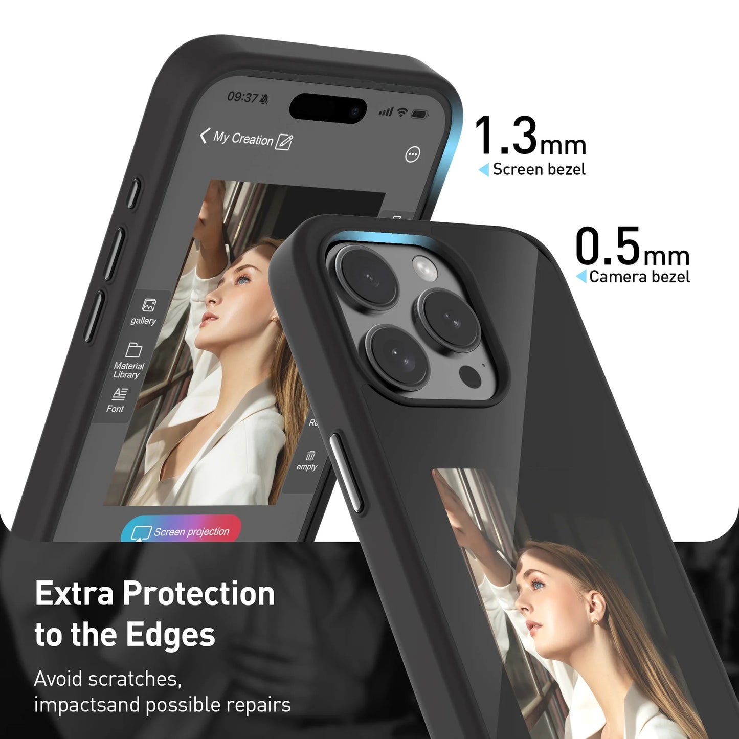 Digital Screen Projection Phone Case