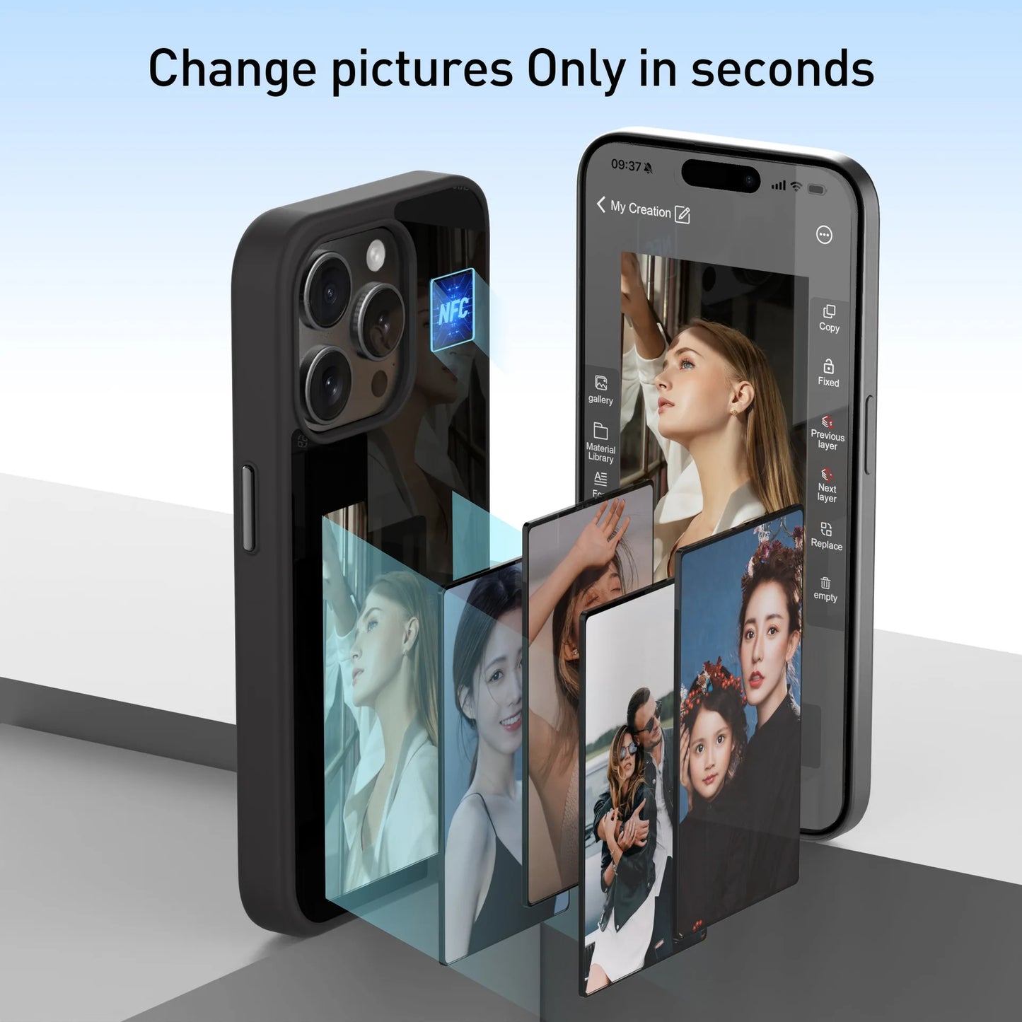 Digital Screen Projection Phone Case