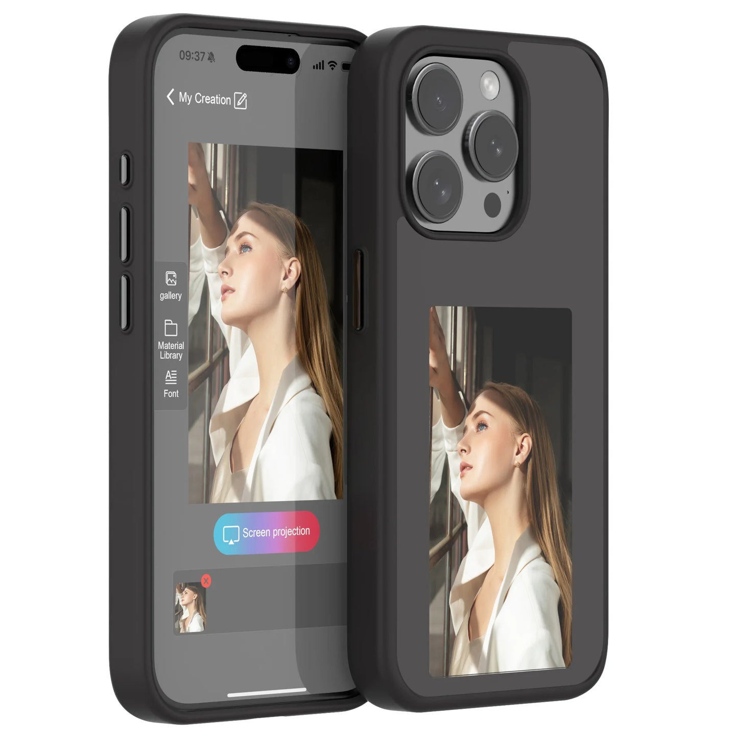 Digital Screen Projection Phone Case