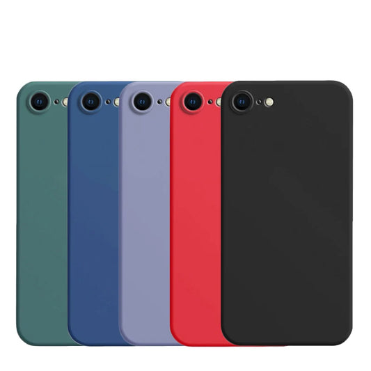 Coloured Silicone Phone Case (Soft touch)