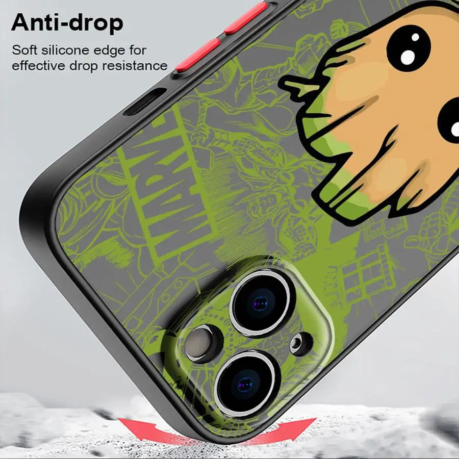 Marvel Cute Spider Man/Groot Phone Case