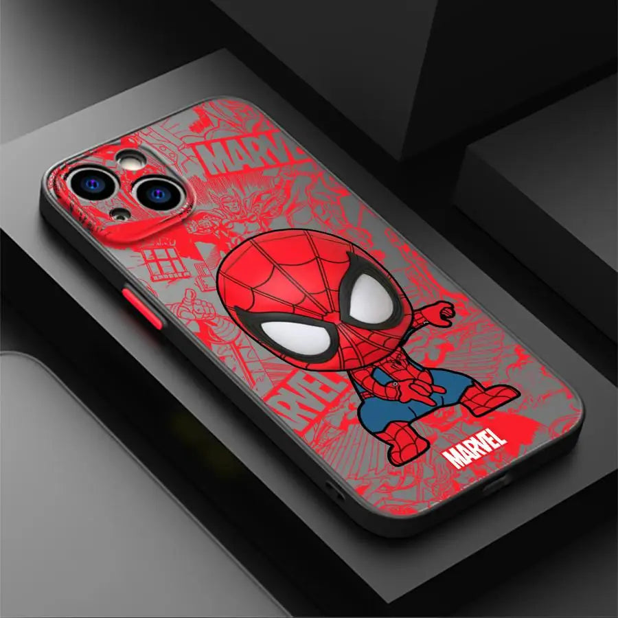 Marvel Cute Spider Man/Groot Phone Case