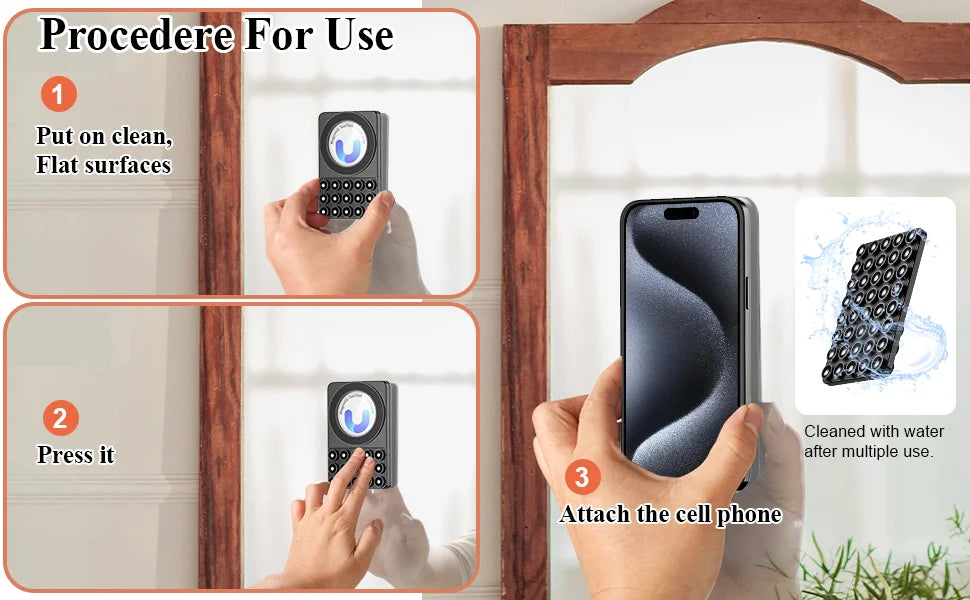 Non Slip Phone Holder - Silicone Suction