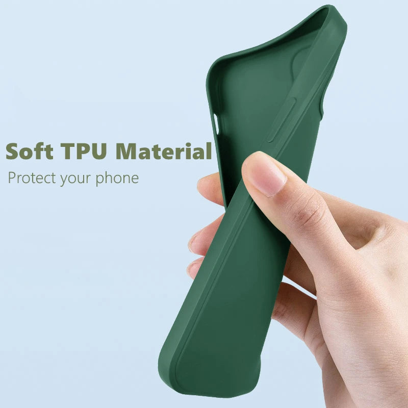 Coloured Silicone Phone Case (Soft touch)