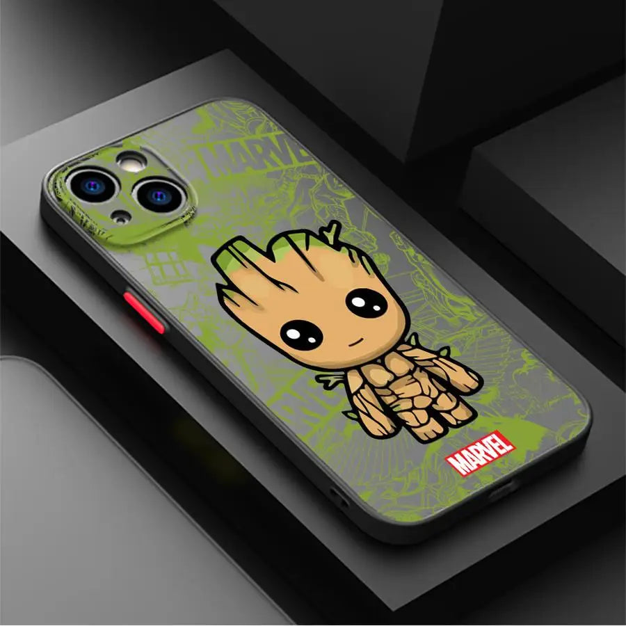 Marvel Cute Spider Man/Groot Phone Case